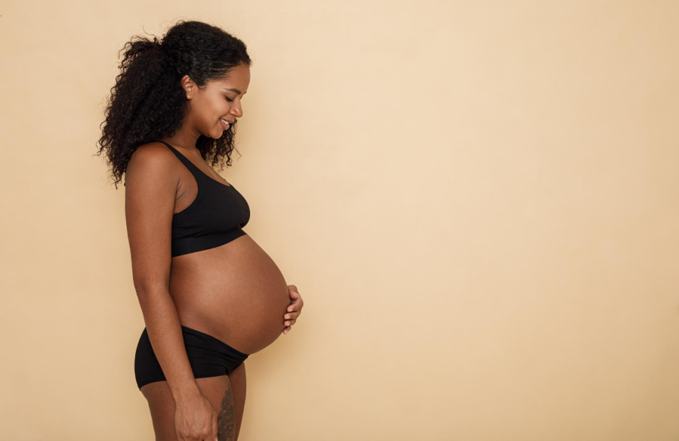 The feet of pregnant women