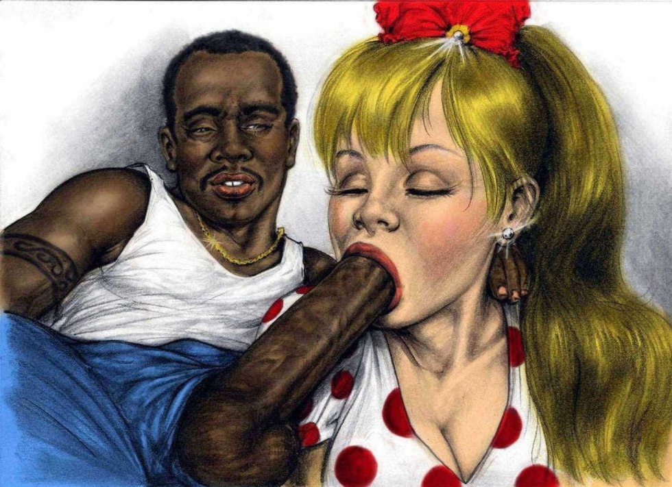 Interracial porn (drawings)