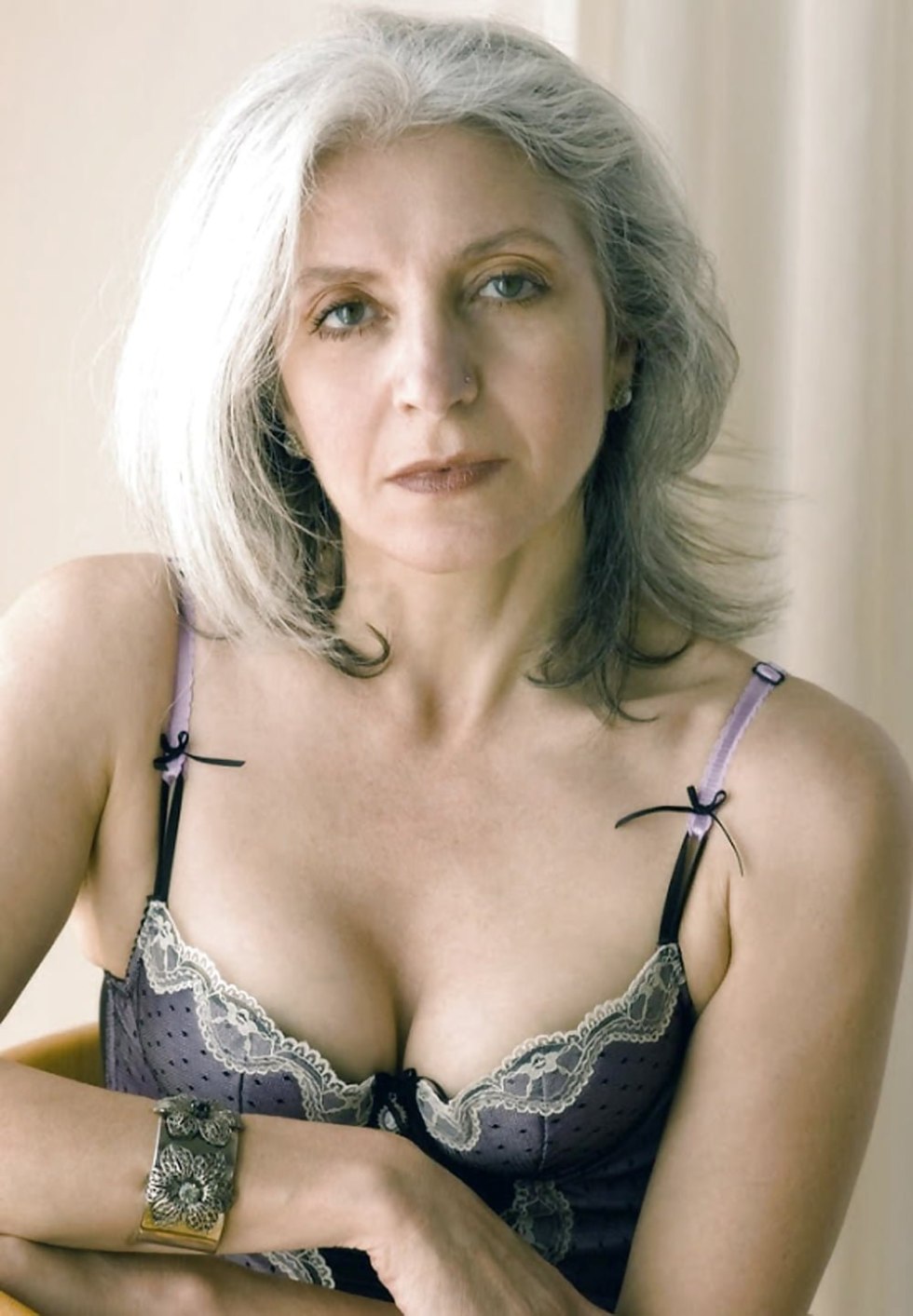 Old women with beautiful legs