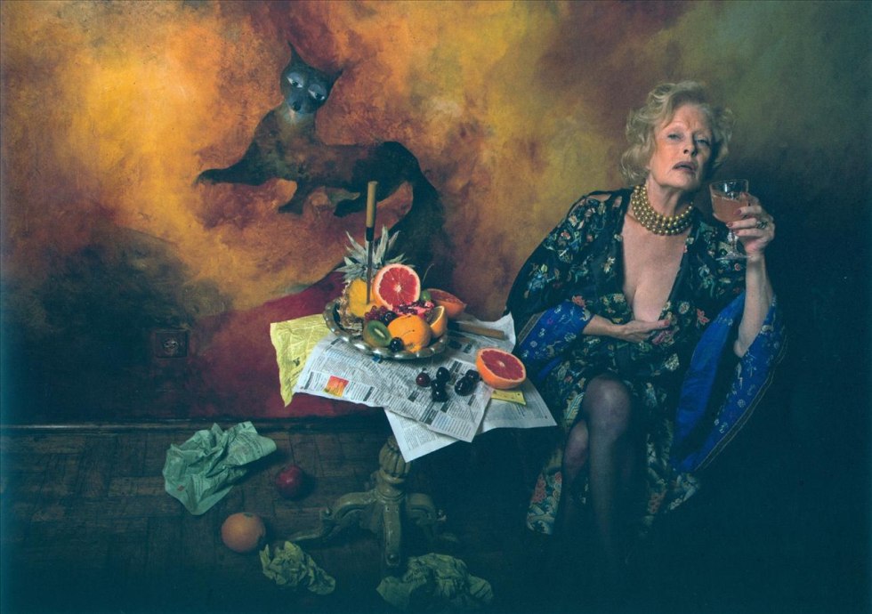 Ekaterina Vilkova and Zori here in the bathhouse