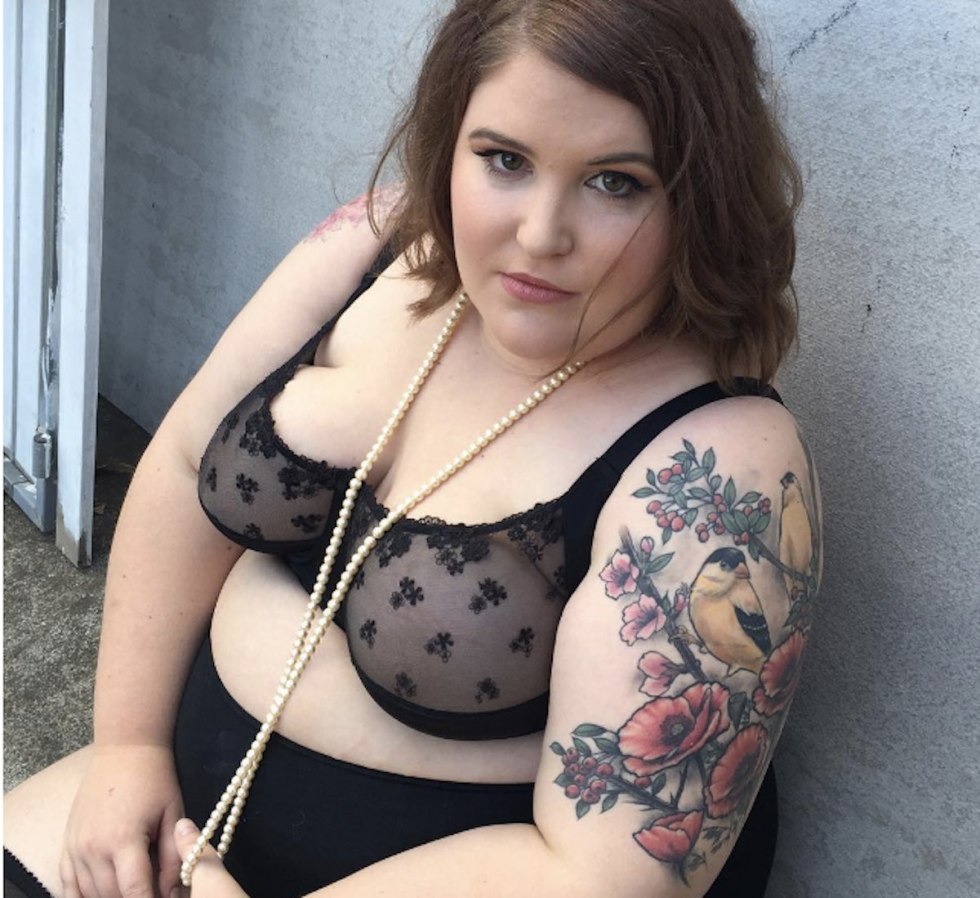 Plus saz model Kate Dillon