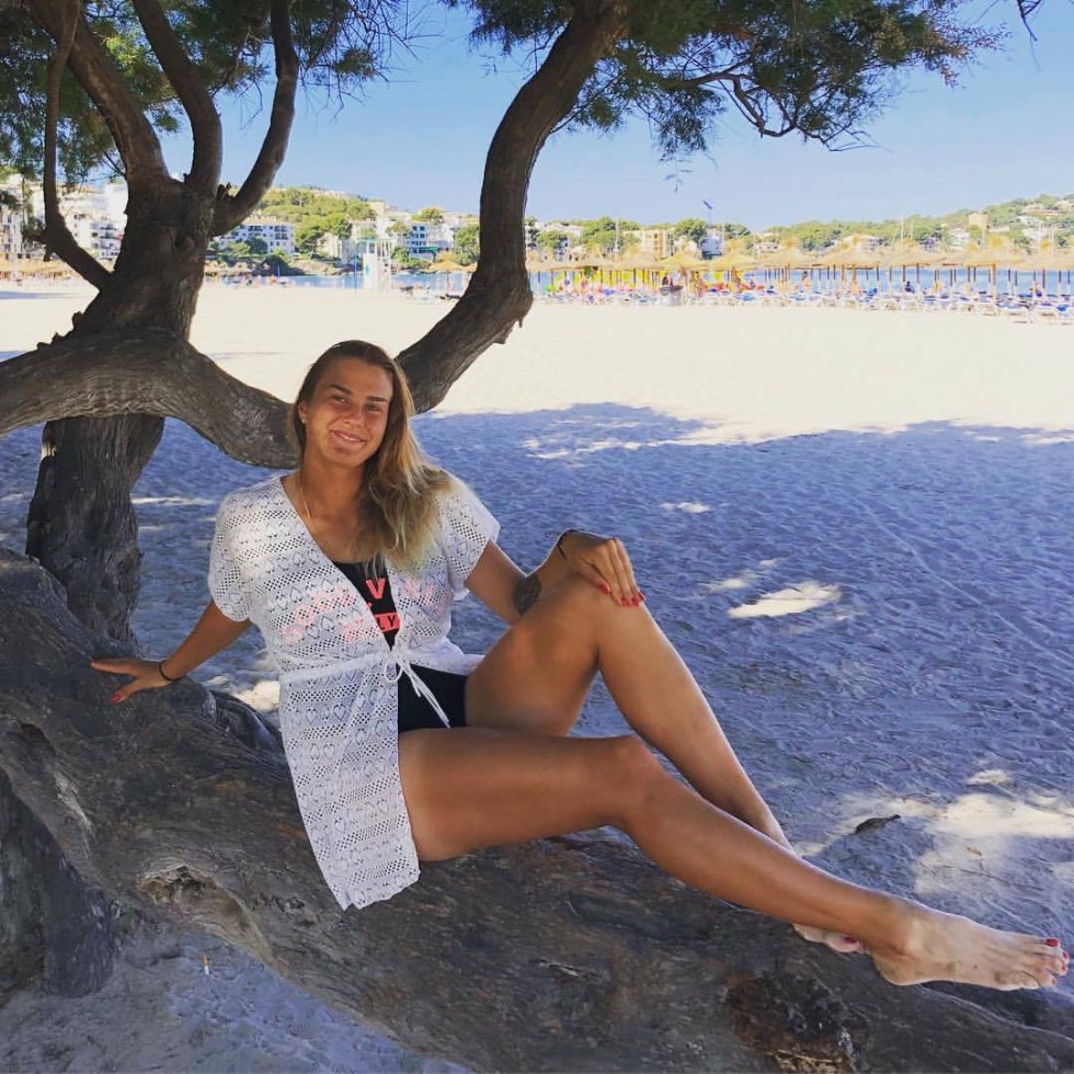 Naked beauties on hayloft