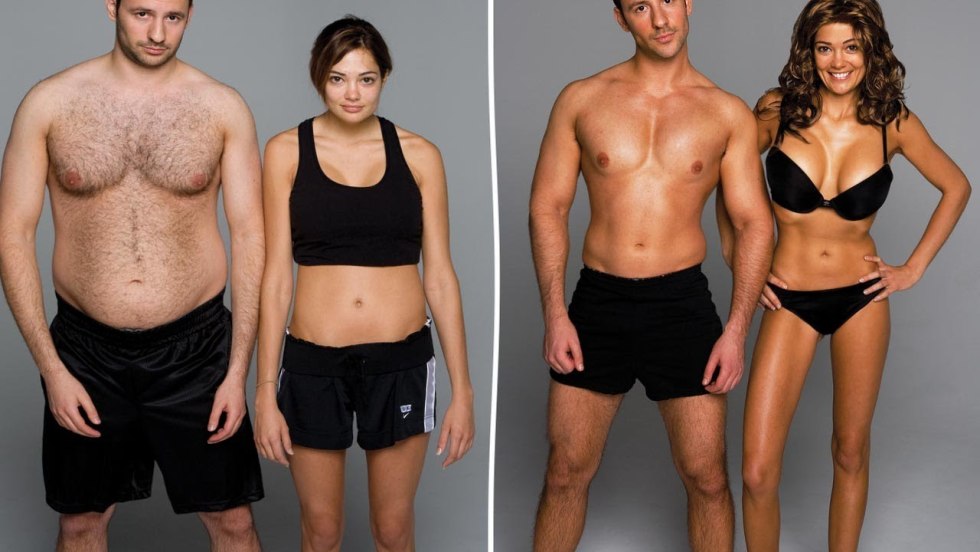 Figure of men and women