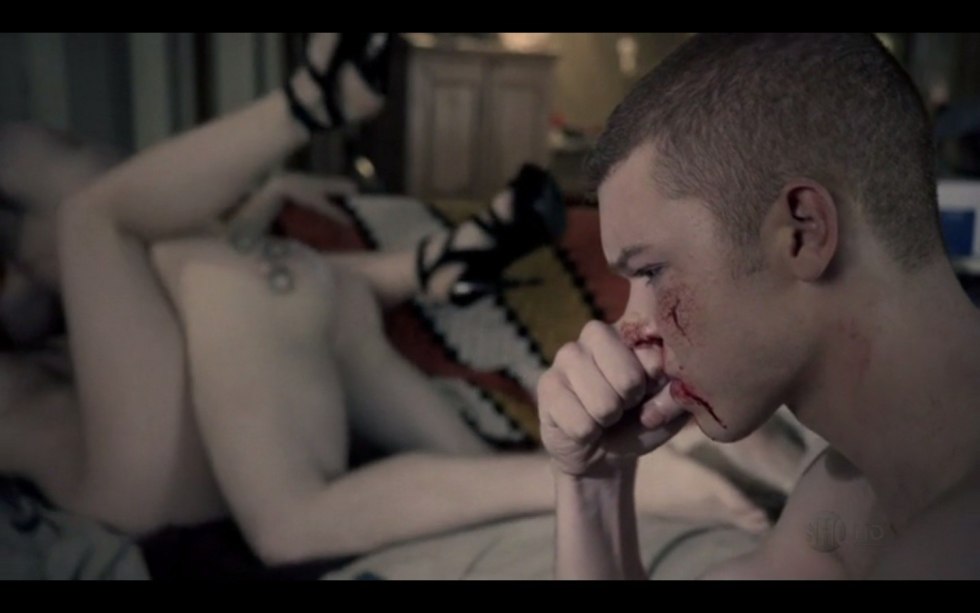 Naked Emmy Rossum from the series shameless