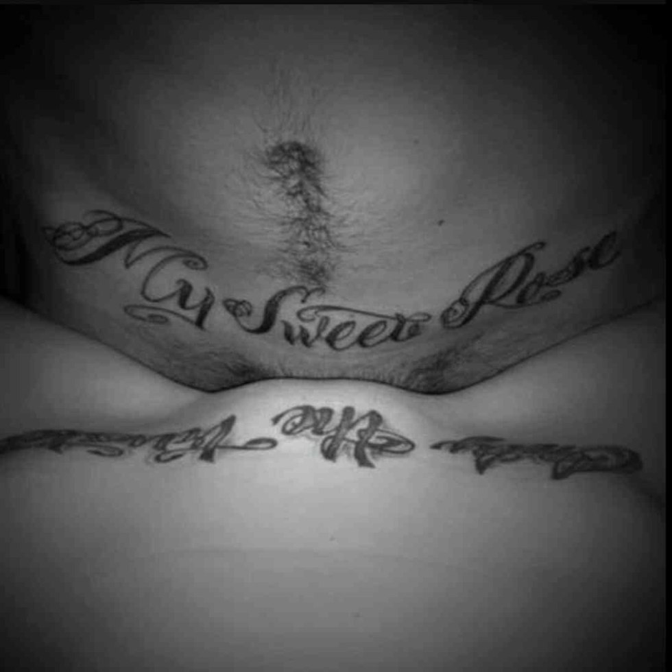 Beautiful inscription Sexy