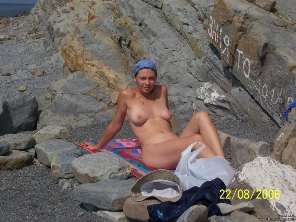 Wife naked on vacation in Koktebel