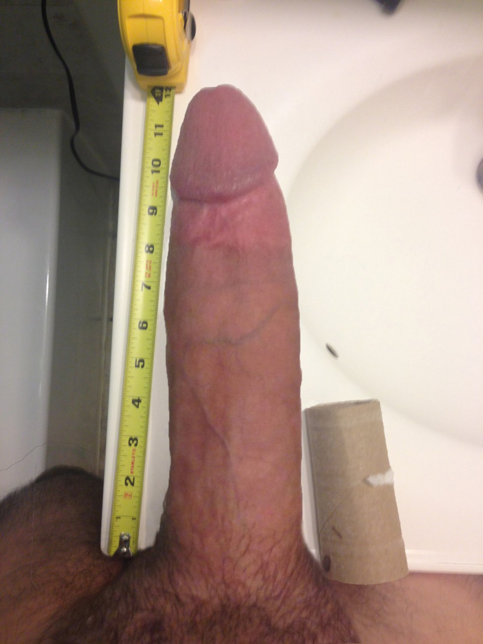 Huge penis with ruler