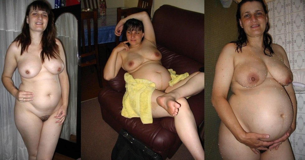 Naked pregnant women