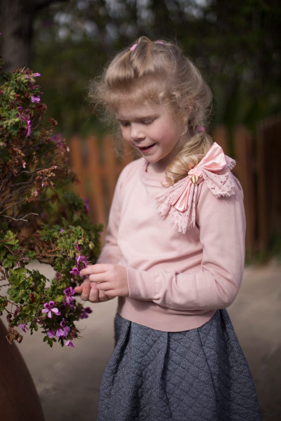 The young model of the princess