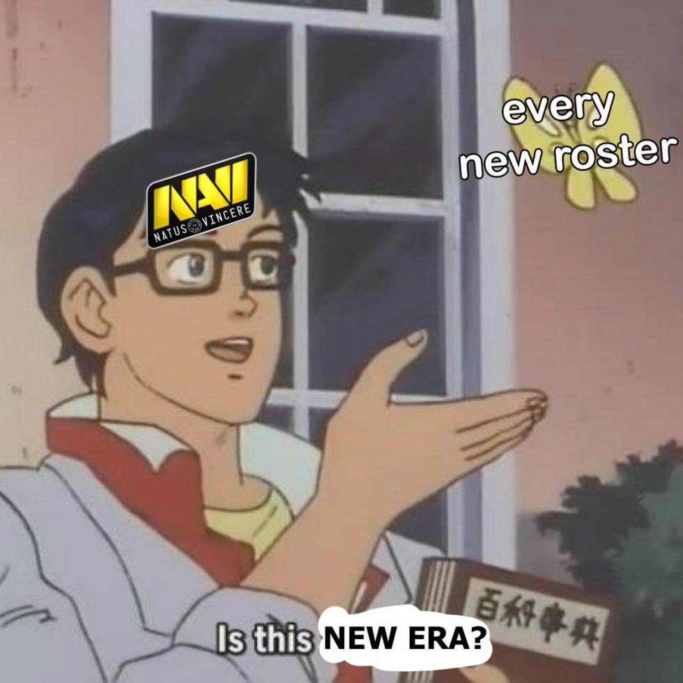 A meme with a butterfly