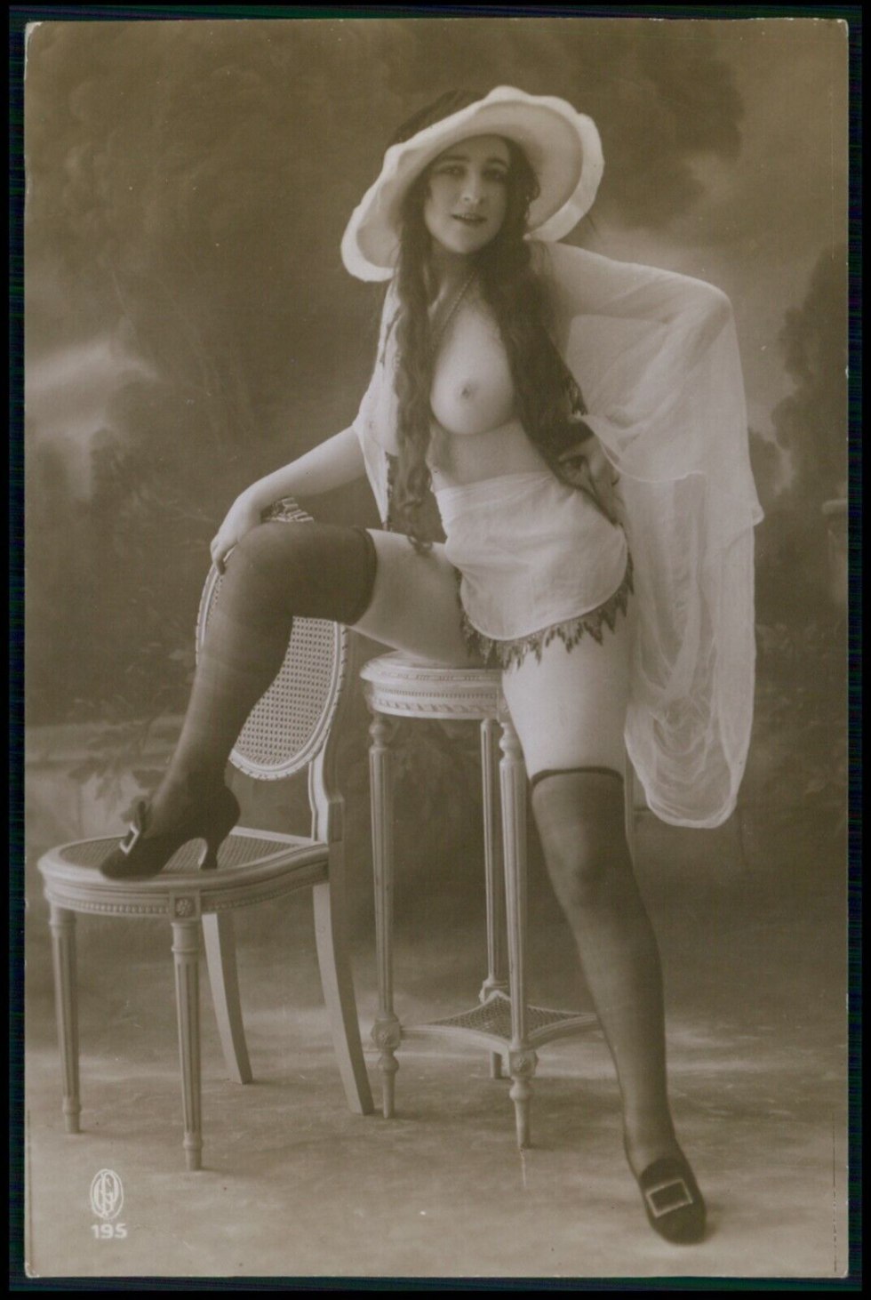 Vintage Victorian Risque Burlesque Postcard Nude Photos on Cds Ebay