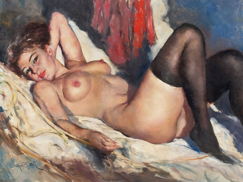 Modern erotic painting