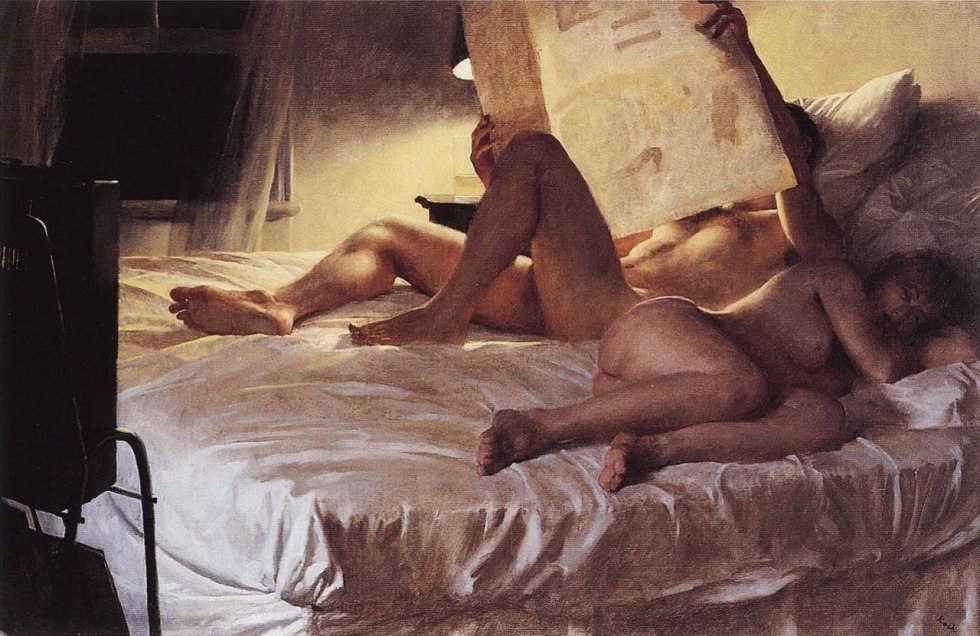 Pornography in the paintings of realist artists