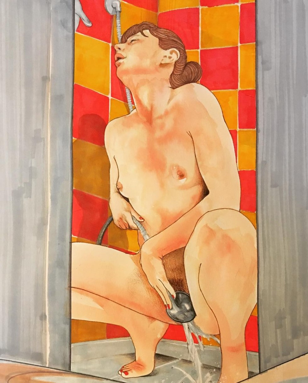 Erotic paintings by Terry Rogers