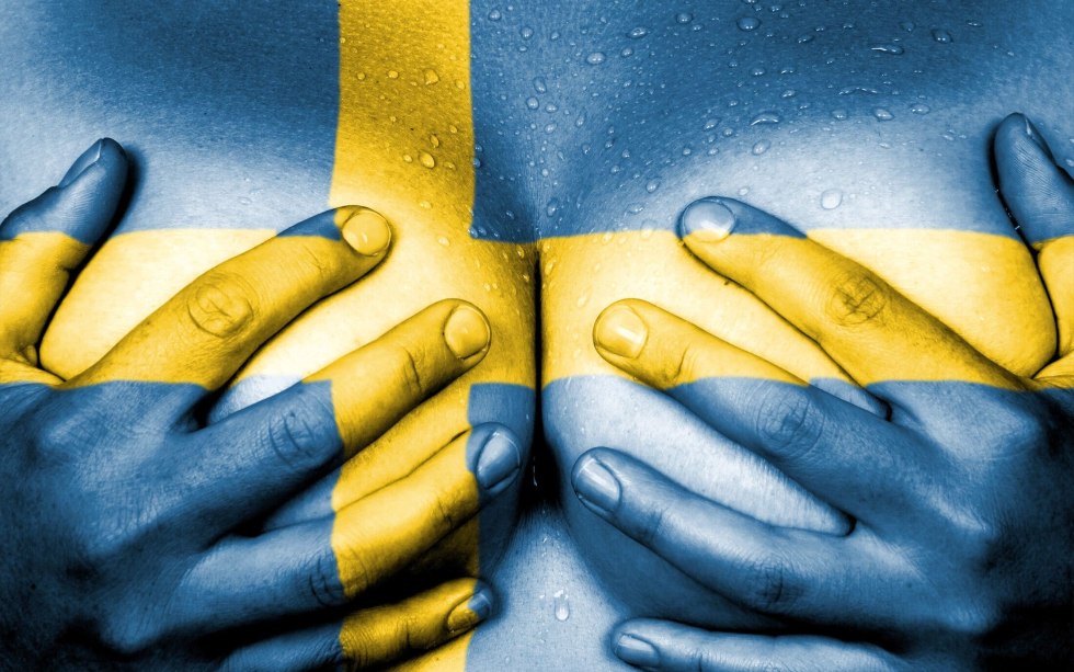 Naked Swedish blondes