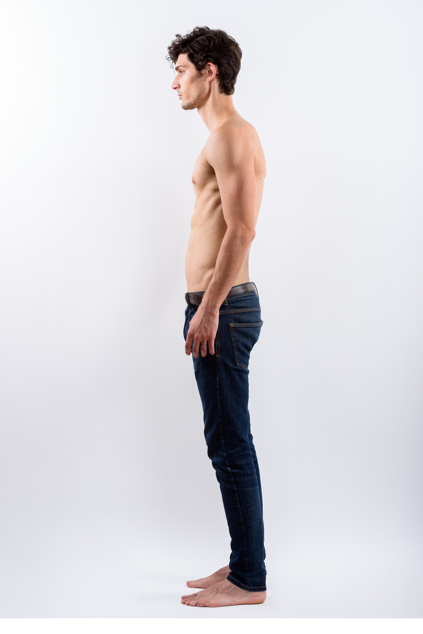 The guy standing sideways