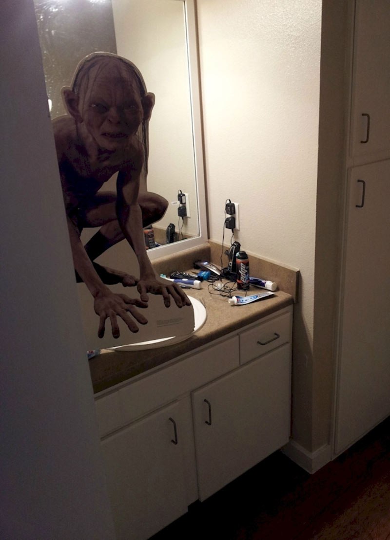 Girl in the bathroom joke