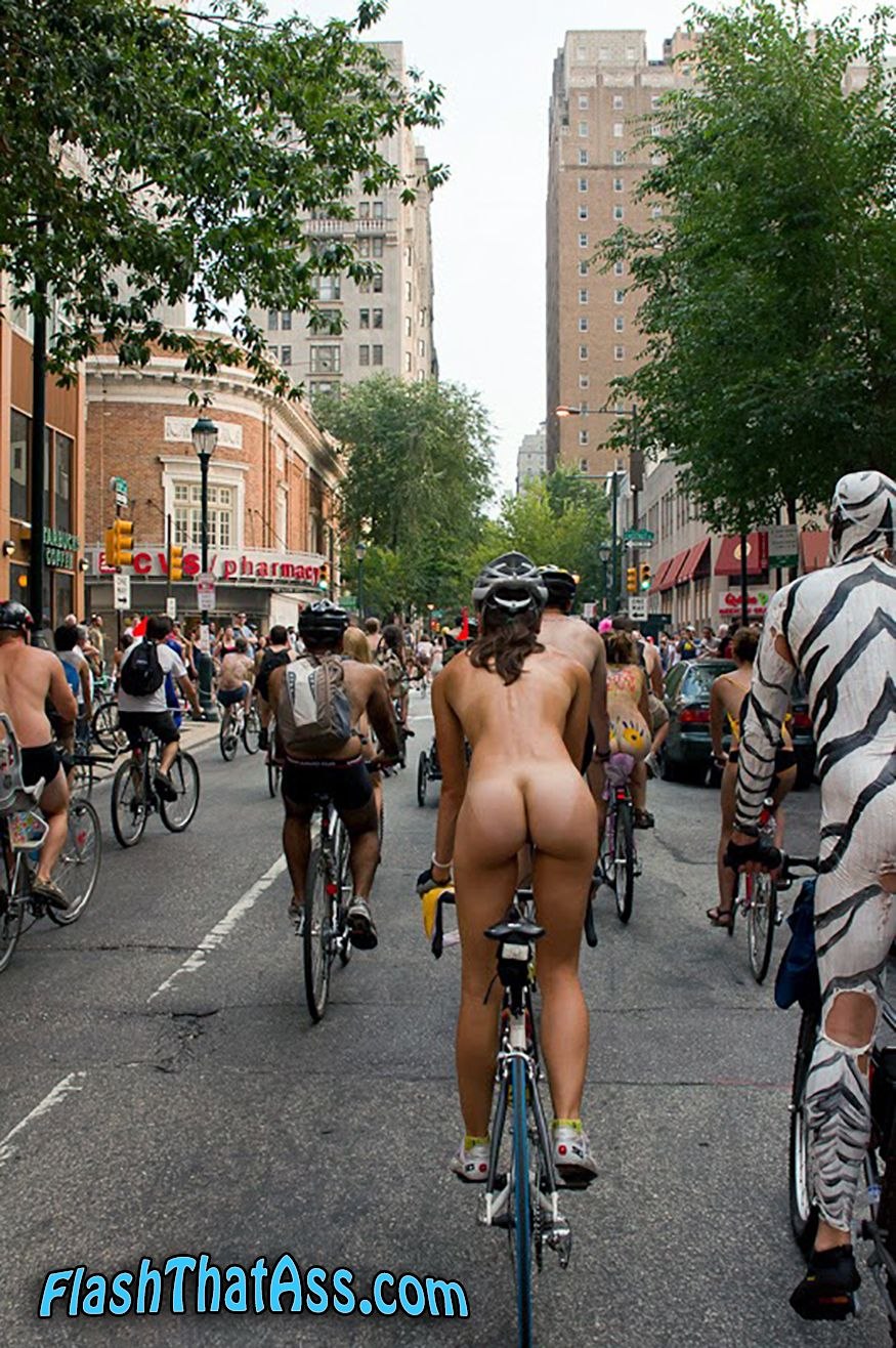 Bike racket in London naked