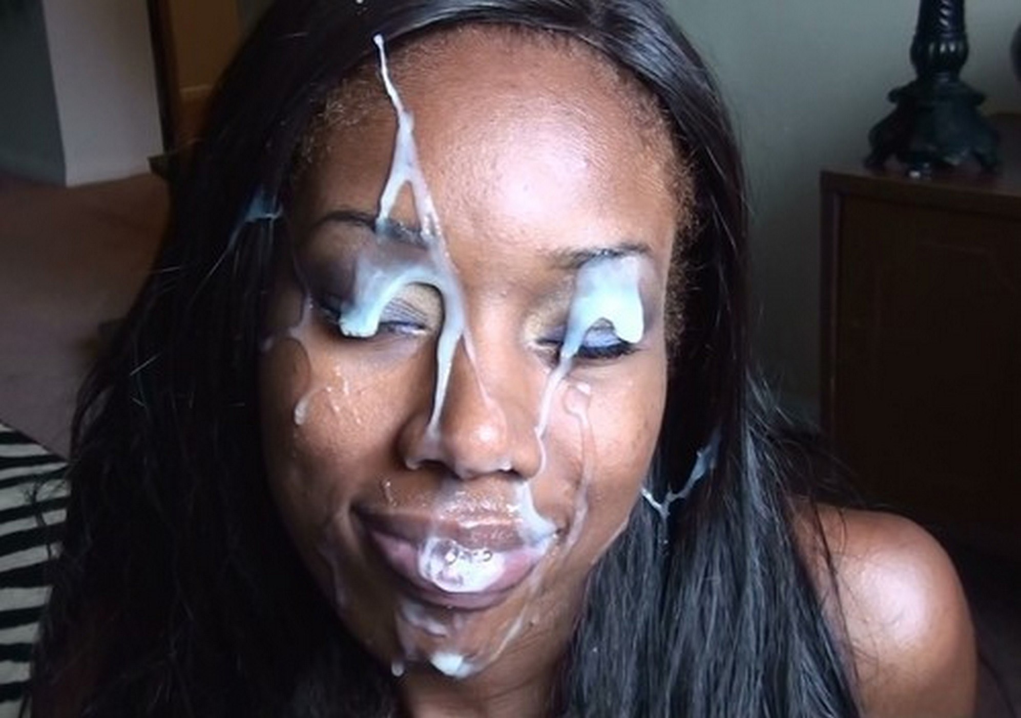 Ebony Huge Facial