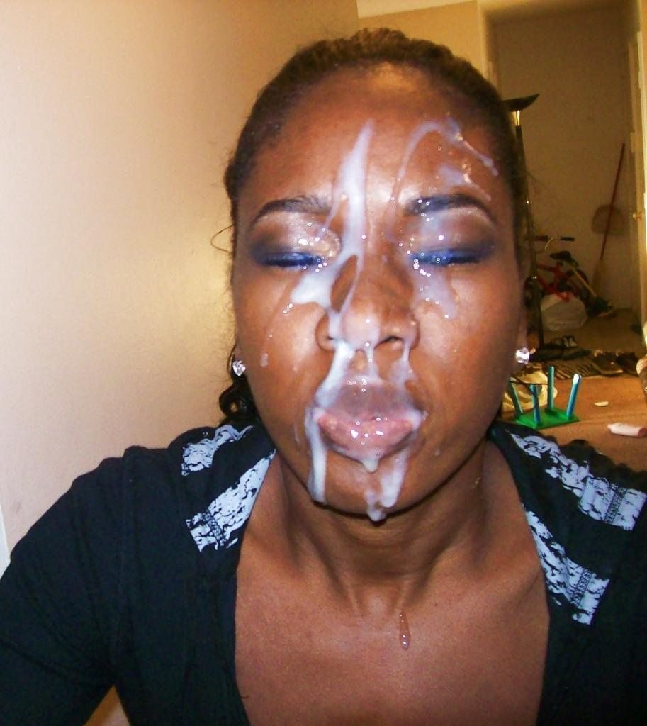 The ended face of the black woman