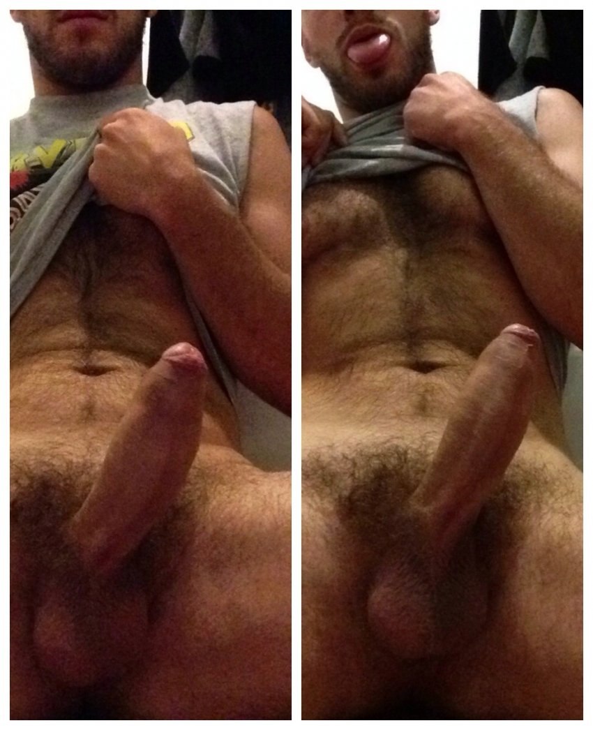 Naked men with huge members