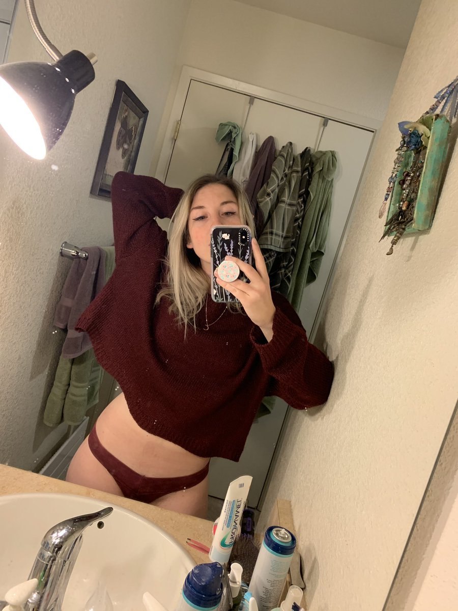 Blonde homemade plum