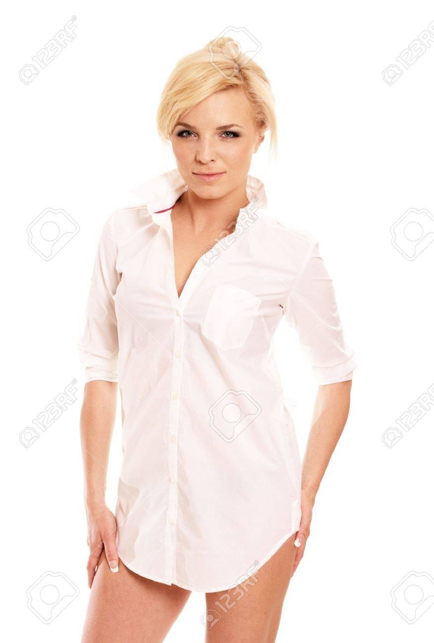 Girl in a light shirt