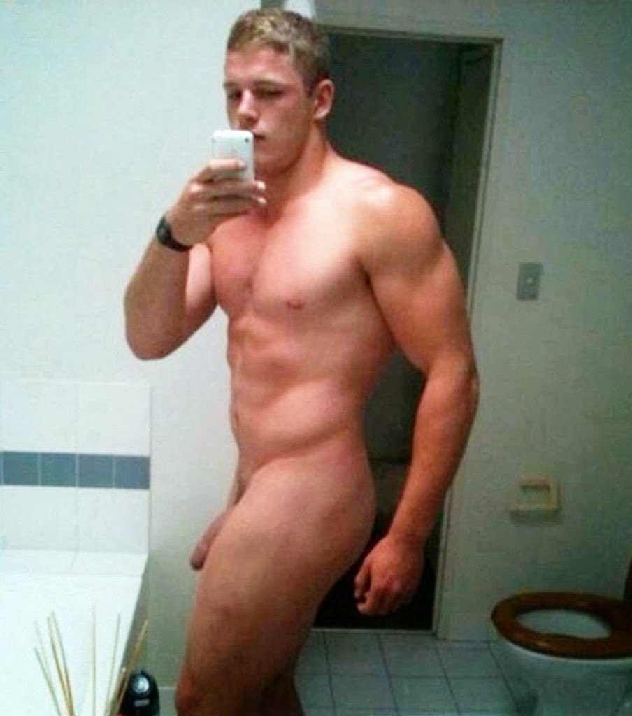 A naked party is pissing