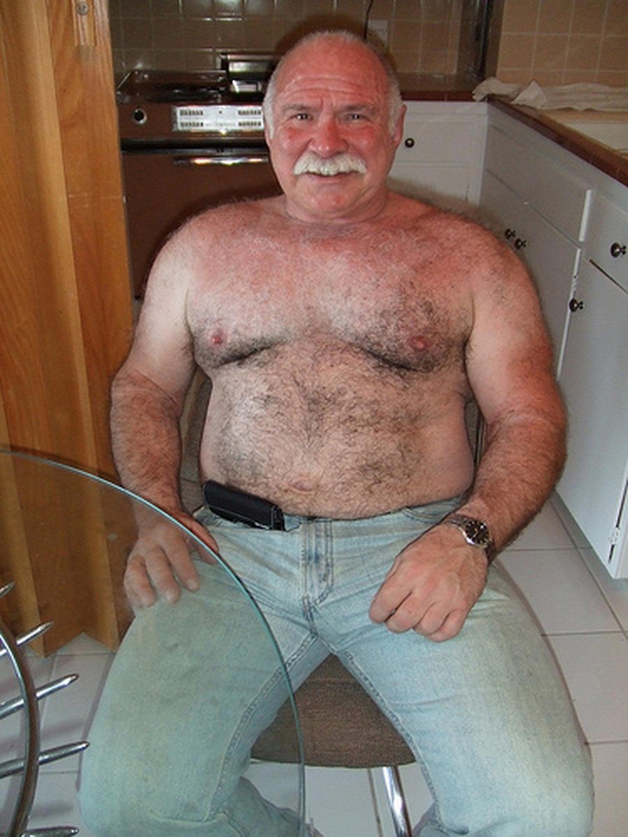 Fat Old Grandpa Gay Sex with Young Gardener