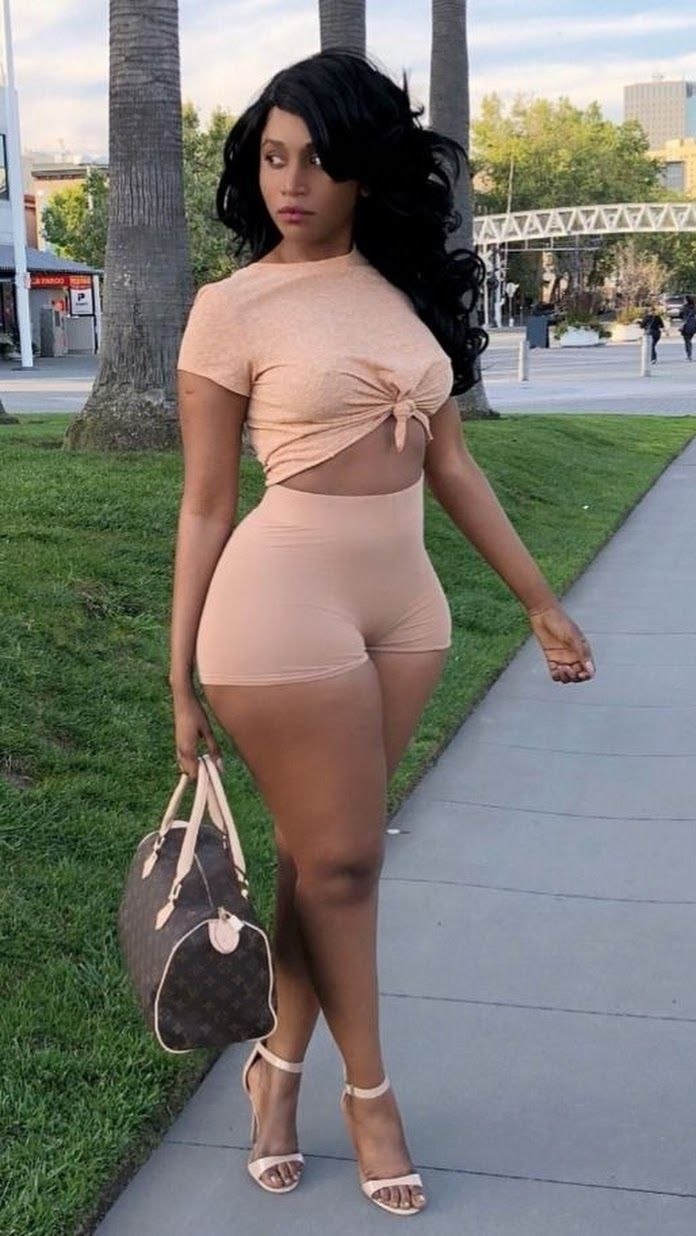 Schoolgirls in a tight -fitting mini dress