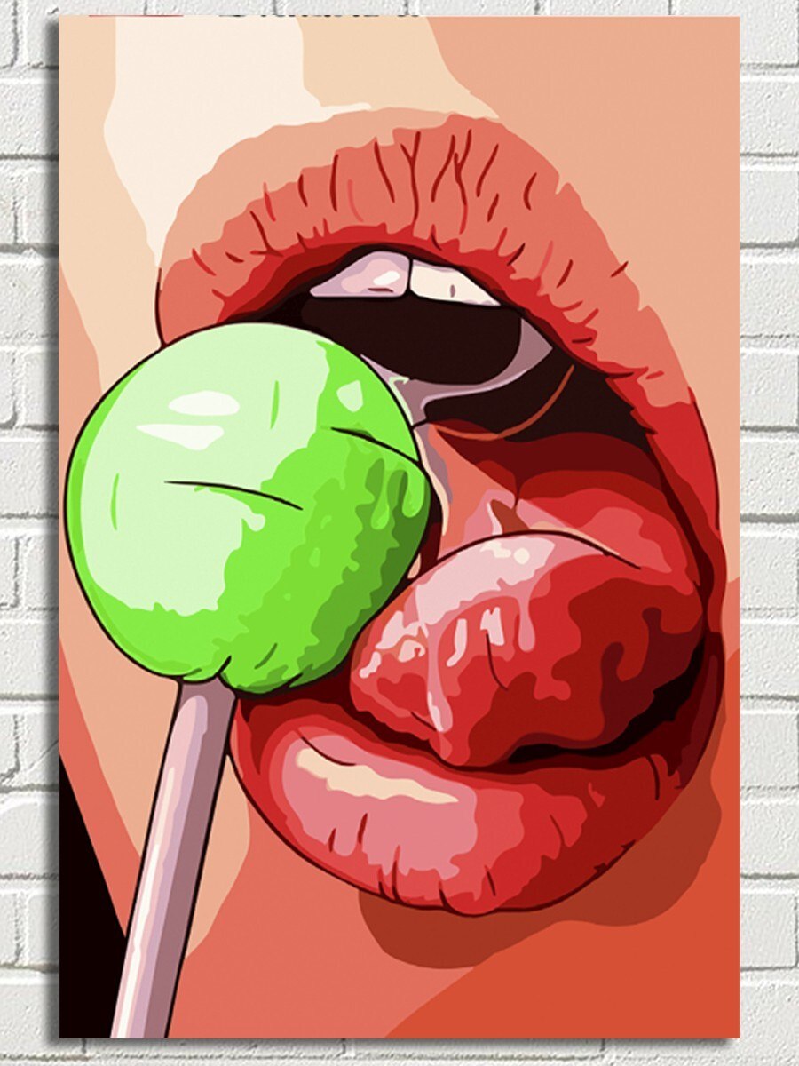 Tattoo lollipop