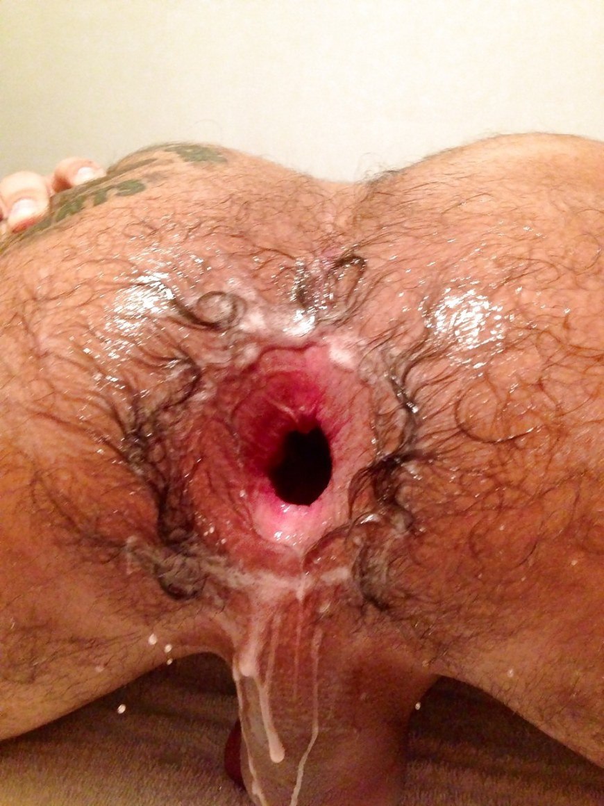 Two members in a male ass