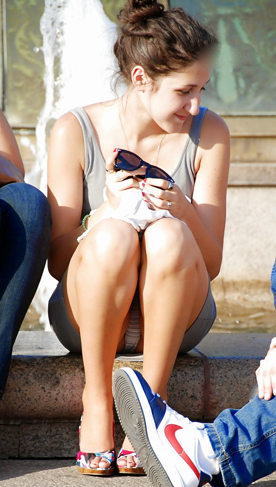 Dakota Johnson in a skirt