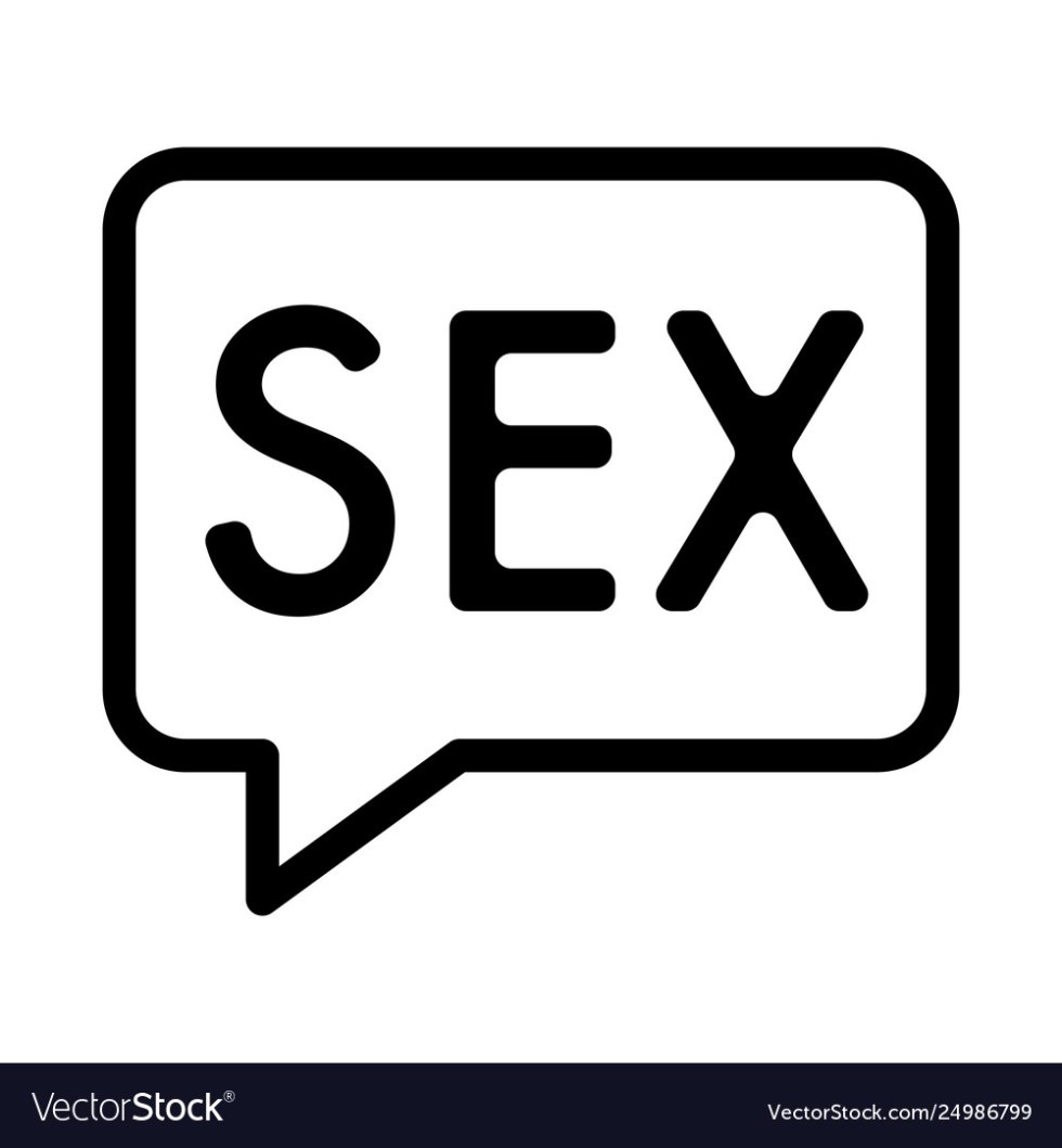 Sex inscription on a transparent background