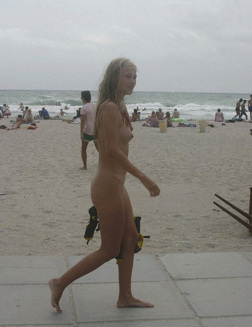 Topless Girls at the Festival