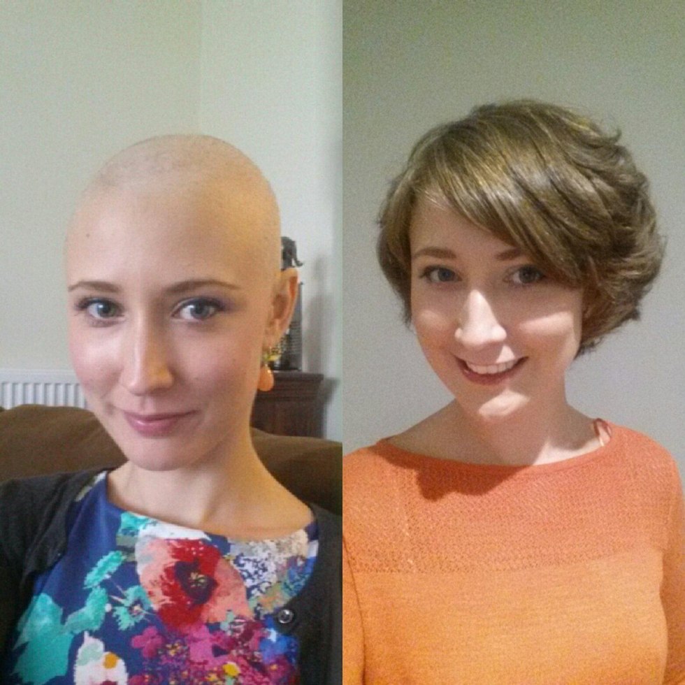 Pixie with a shaved temple and a back of his head