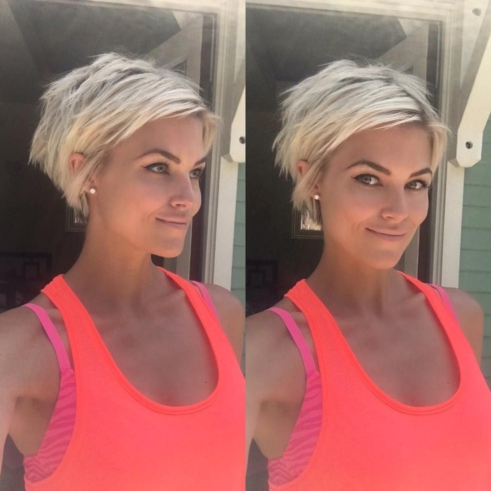 Staining pixies for short hair