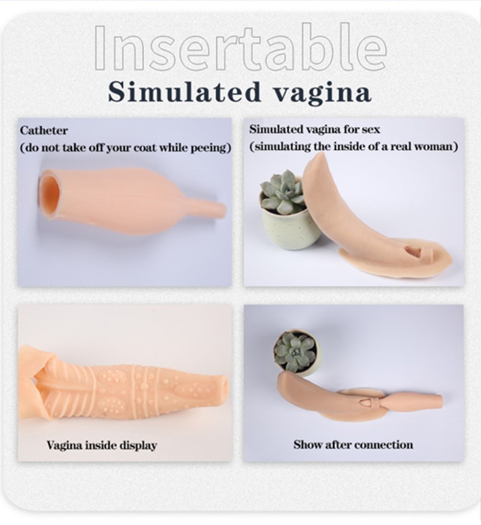Cum in women's condom