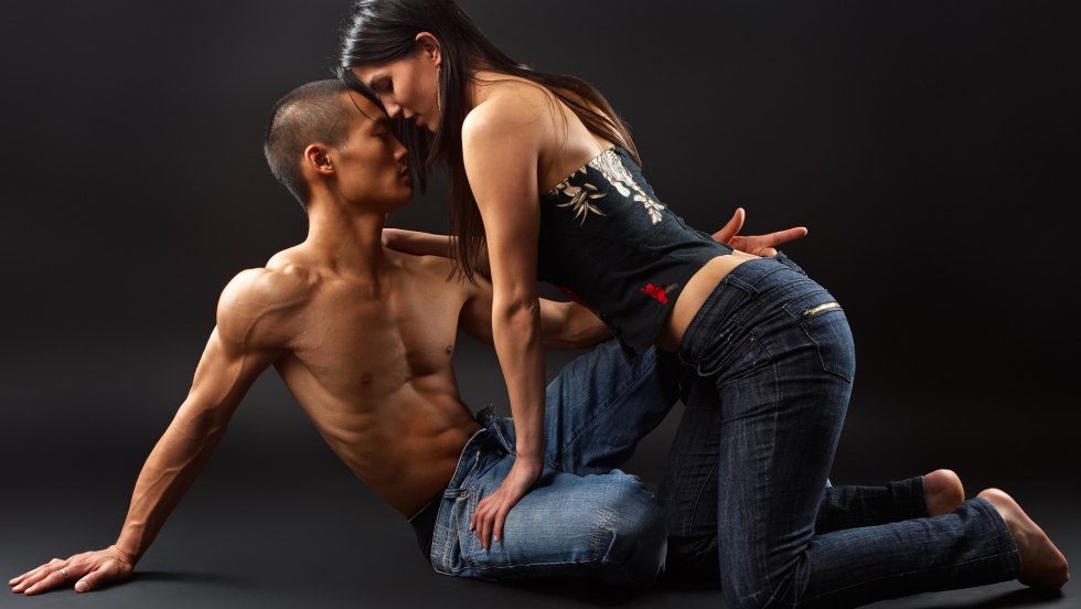 Man and woman passion