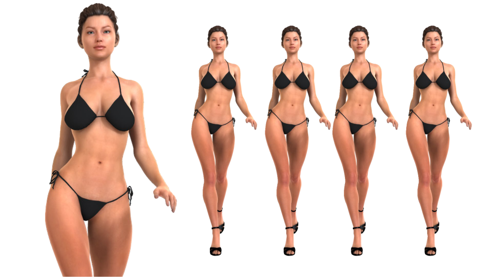 A woman is a reference