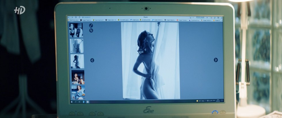 TV presenter Ekaterina Strizhenova Fake