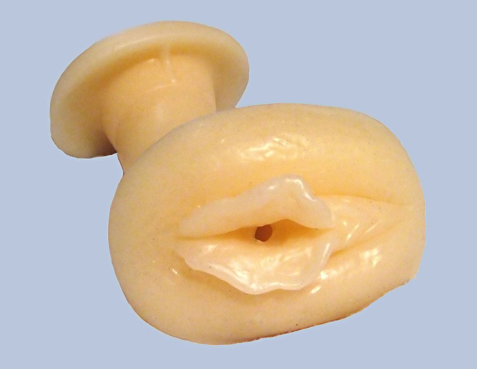Rubber artificial vagina