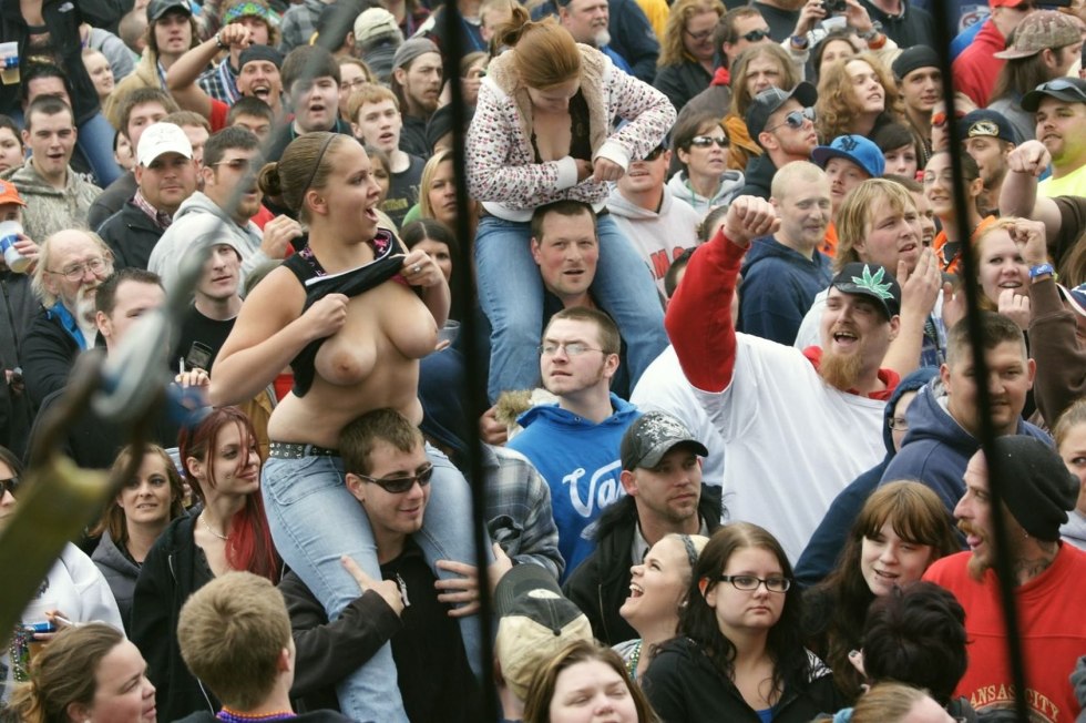 Fans at the concert show