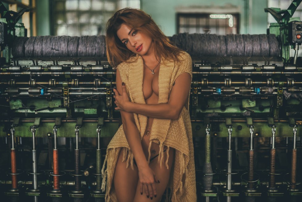 Fashion model Maria Vishnevskaya