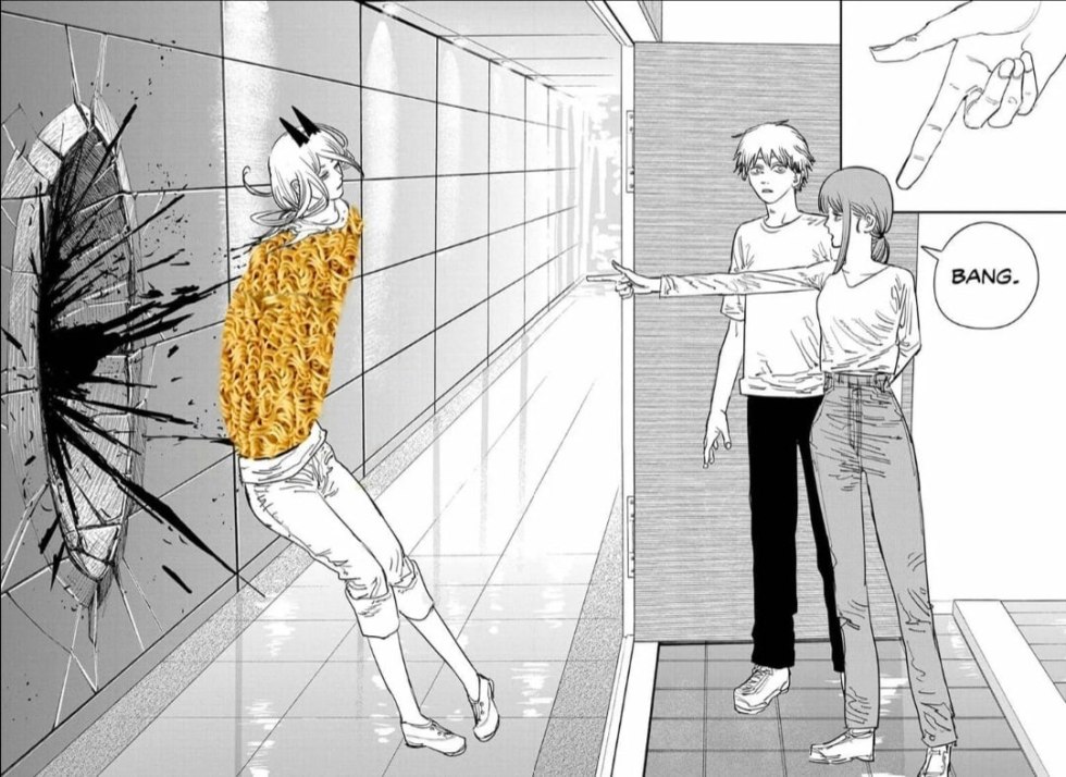 Makima meme man chainsaw