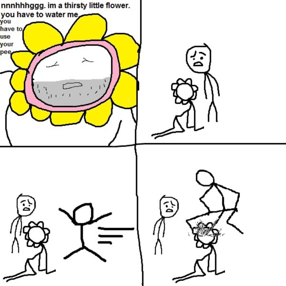 Mature pisses through panties