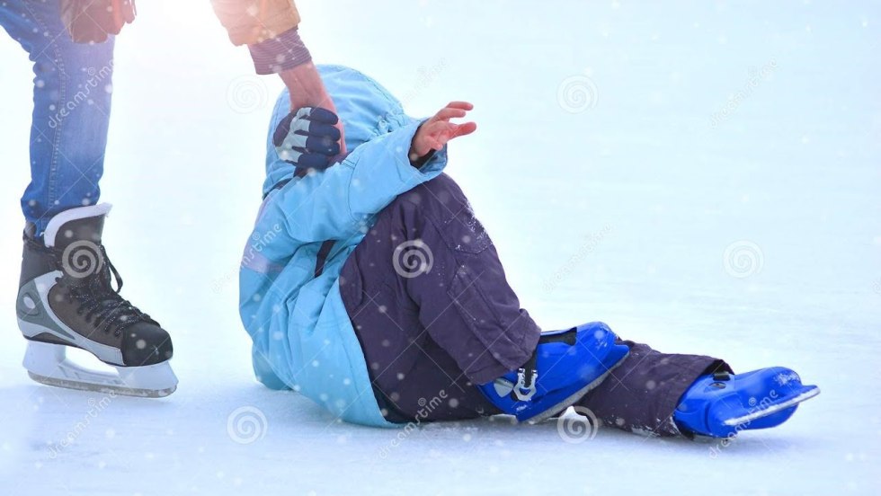 Falled at the rink