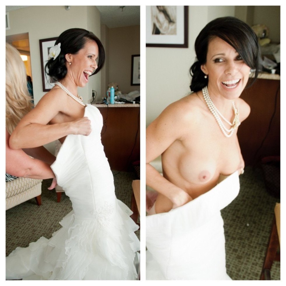 Naked brides with big tits