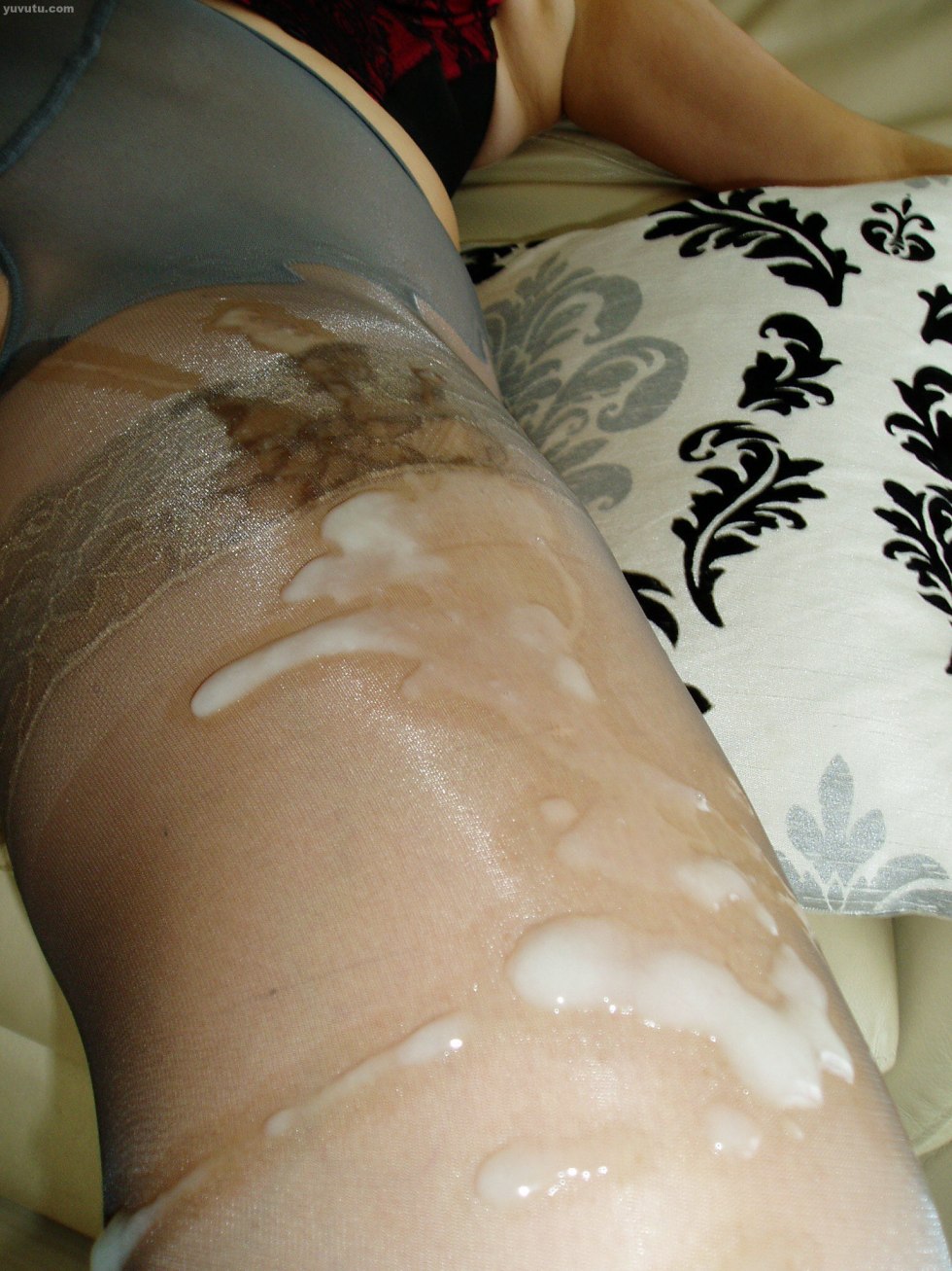 Cum on the face of a sleeping girl