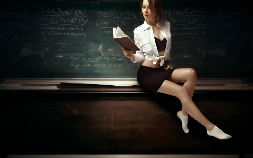 Anal with schoolgirl in class